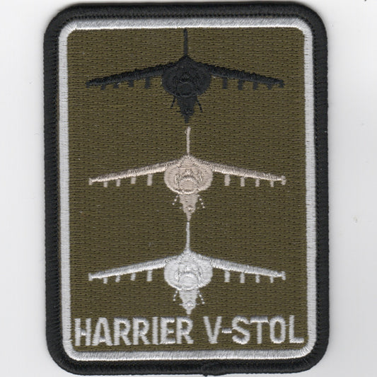 Harrier V/STOL A/C Patch (Rect/Des)