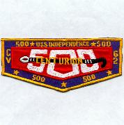 USS Independence (CV-62) *Set of 5* (FLAP) Centurion Patches
