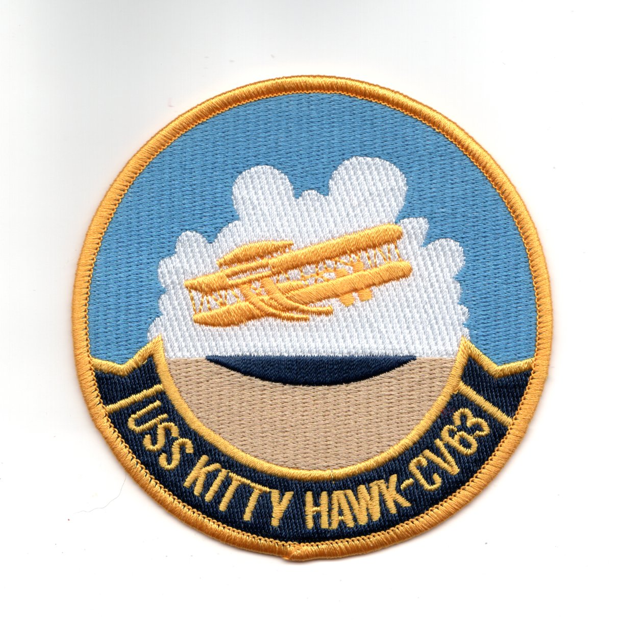 USS Kitty Hawk (CV-63) Ship Patch (3-in)