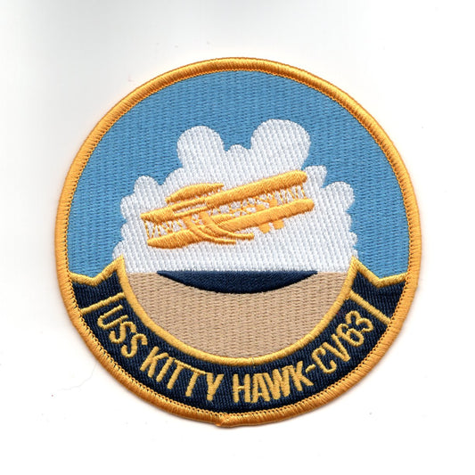 USS Kitty Hawk (CV-63) Ship Patch (3-in)