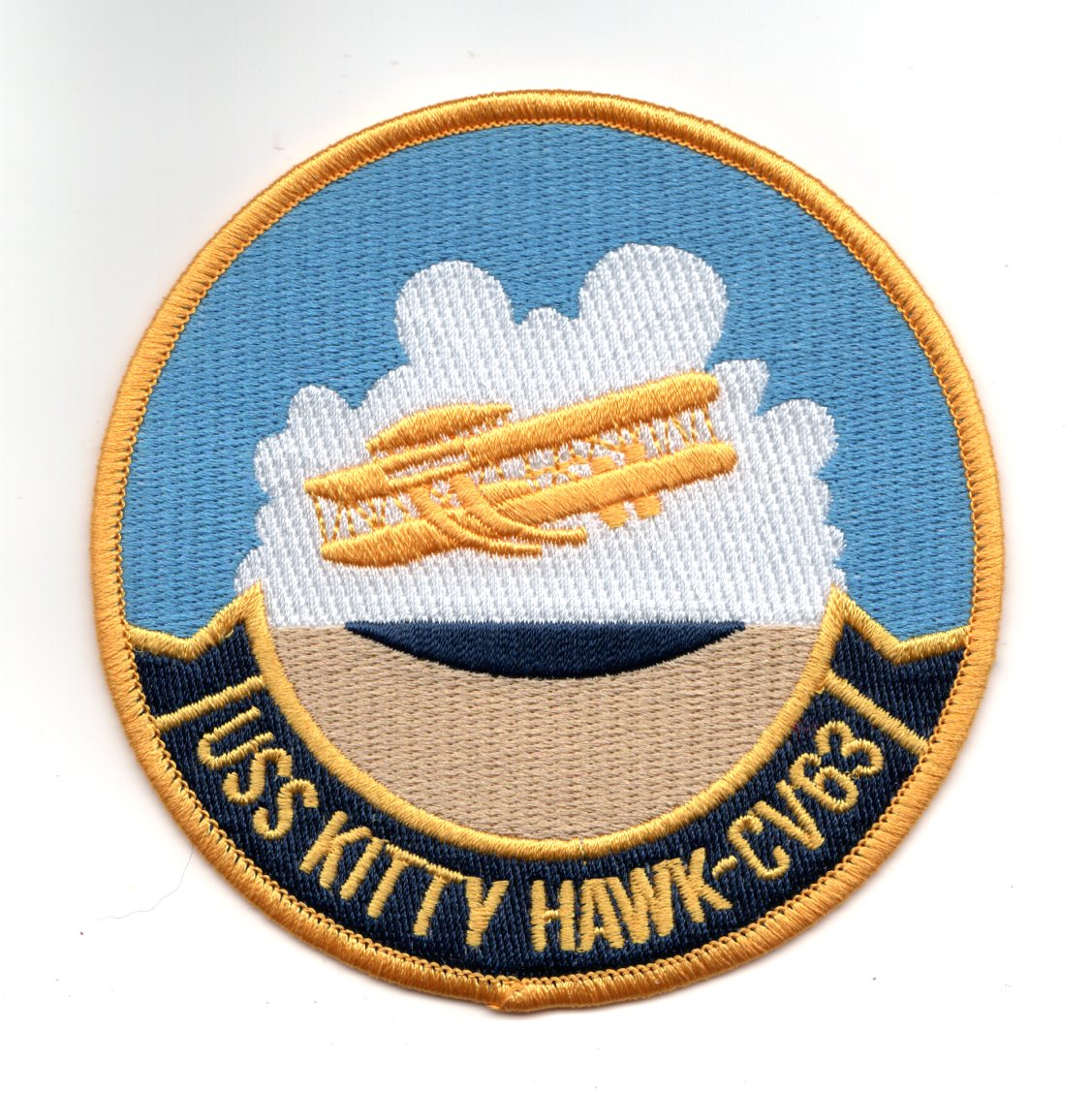 USS Kitty Hawk (CV-63) Ship Patch (4-in)