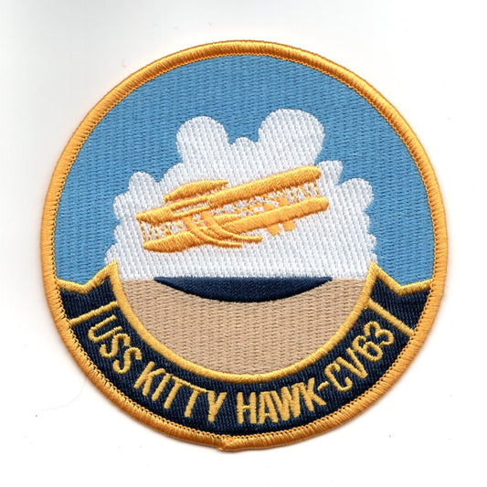 USS Kitty Hawk (CV-63) Ship Patch (4-in)