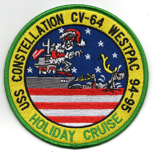 CV-64 1994 *HOLIDAY CRUISE* Patch (w/GRINCH)