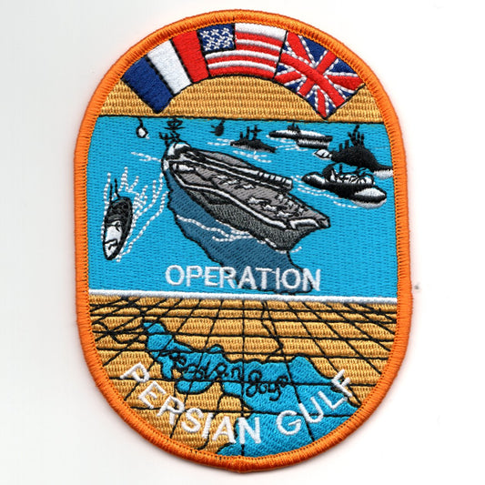 CV-64 1994 *PERSIAN GULF* Cruise Patch (Orange Oval)