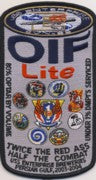 CVN-65 OIF "Lite" Beer Can Patch
