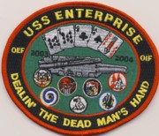CVN-65 OIF/OEF "Dead Man's Hand" Patch