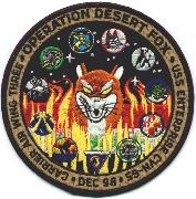 CVN-65/CVW-3 1998 Desert Fox Cruise Patch