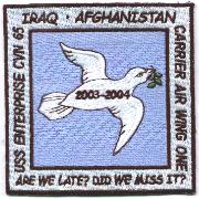 CVN-65/CVW-1 "DOVE" Cruise Patch 2004