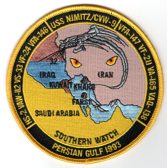 CVN-68/CVW-9 1993 OSW Cruise (Yellow)