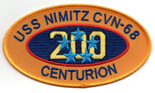 CVN-68 '200 CENTURION' Patch (Oval)