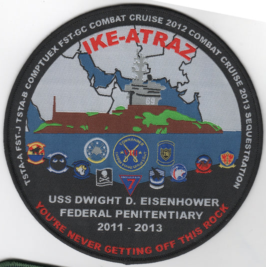 CVN-69/VFA-143/CVW-7 2011-2013 'IKE-ATRAZ' Cruise Patch