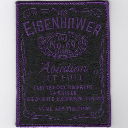 CVN-69 2016 OIR 'Jet Fuel' Cruise Patch (Purple)