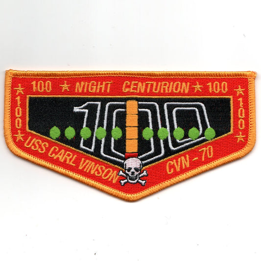 USS Vinson (CVN-70) "100 Nights" Flap