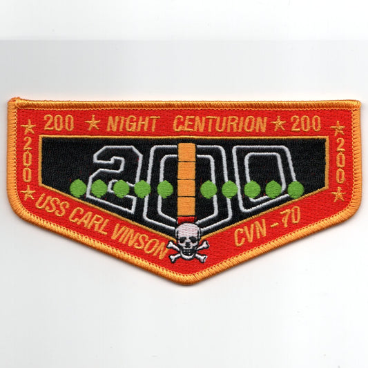 USS Vinson (CVN-70) "200 Nights" Flap