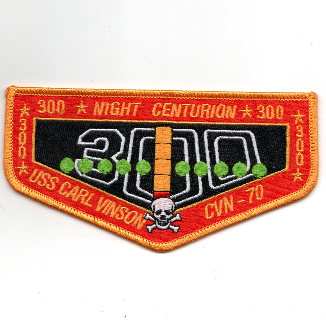 USS Vinson (CVN-70) "300 Nights" Flap