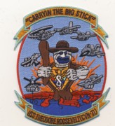 USS Theodore Roosevelt (CVN-71) "Big Stick" Patch