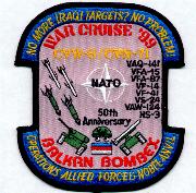 CVN-71/CVW-8 1999 (Balkan Bombex) Patch