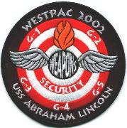 CVN-72 2002/2003 Weapons Patch