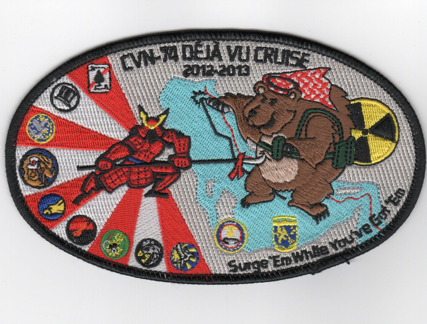CVN-74 2013 'DEJA VU' Cruise Patch (Oval)