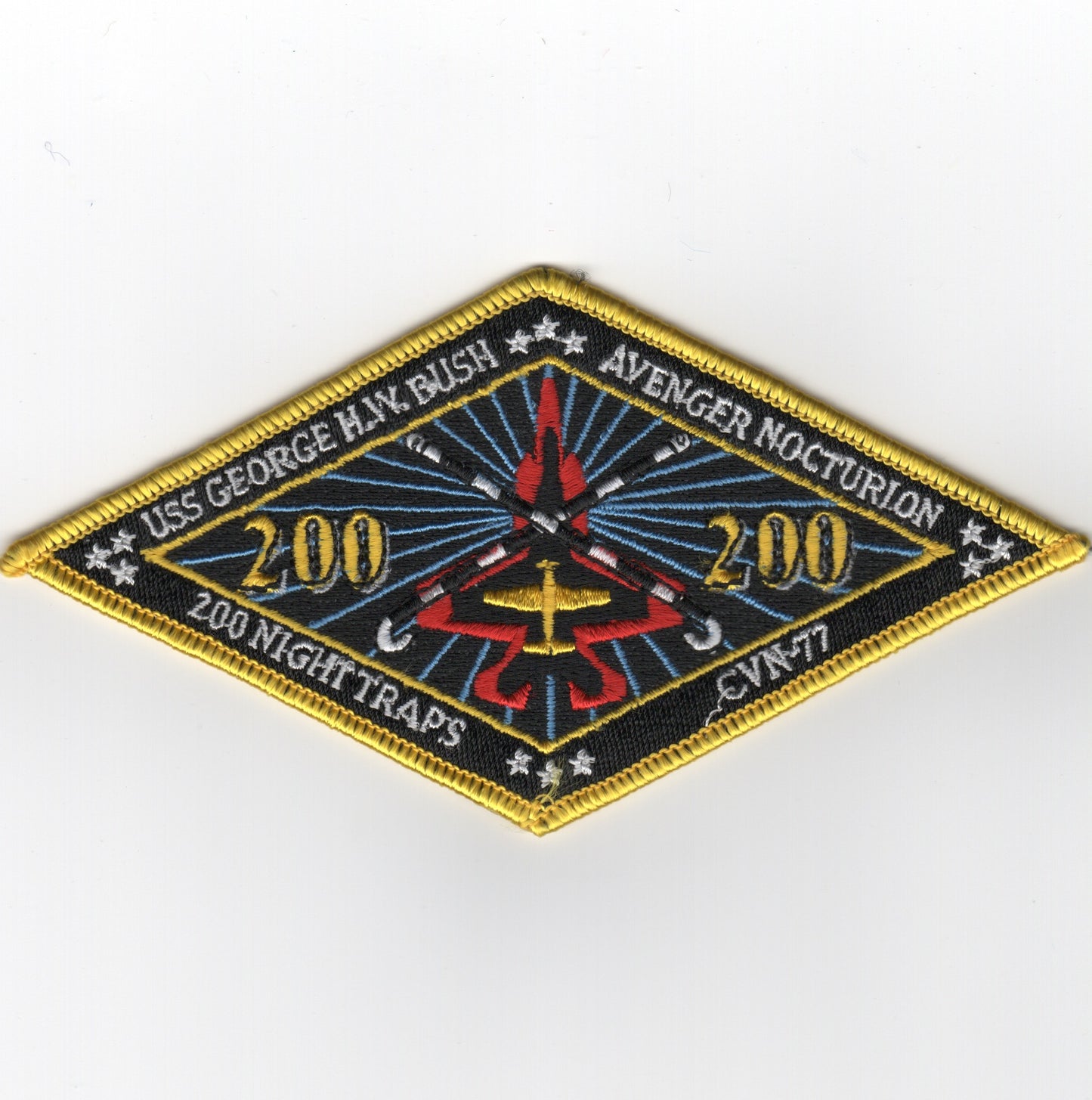 CVN-77 '200 Night Traps' Patch