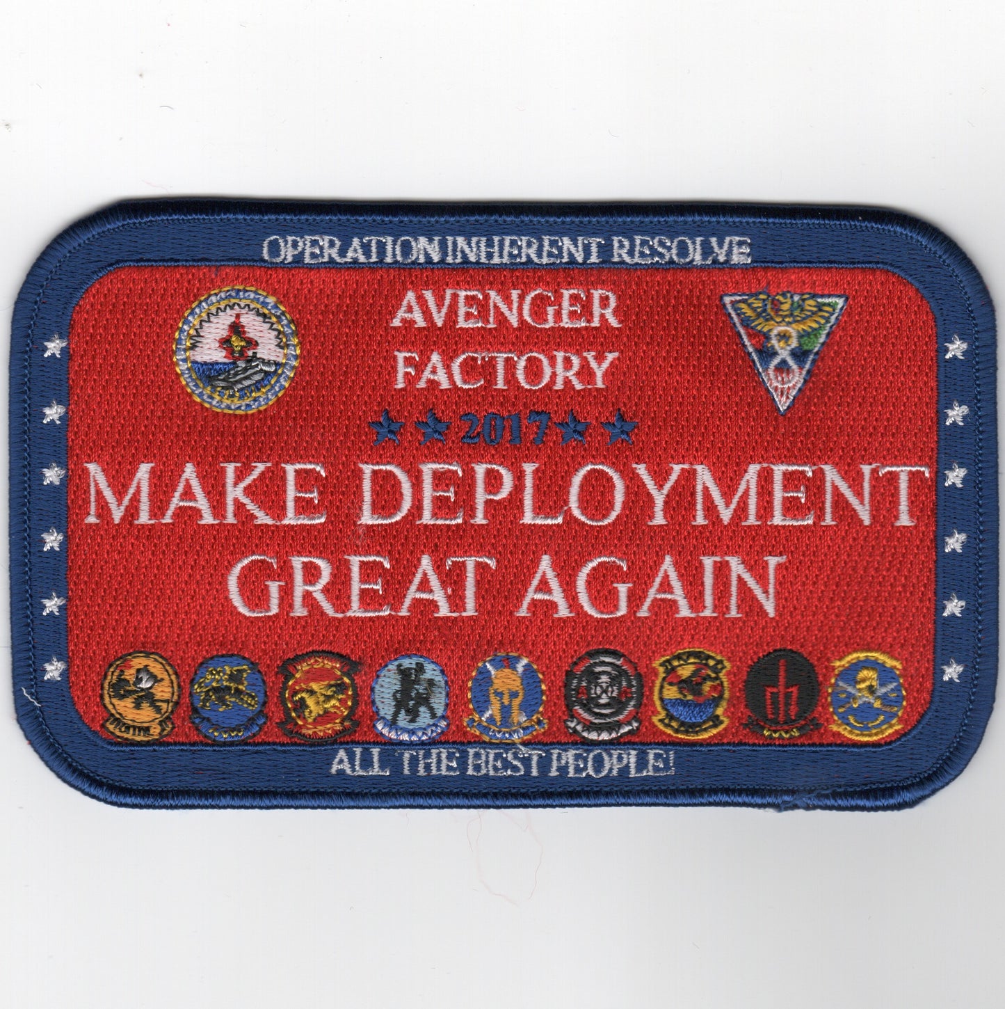 CVN-77/CVW-8 2017 OIR Cruise Patch