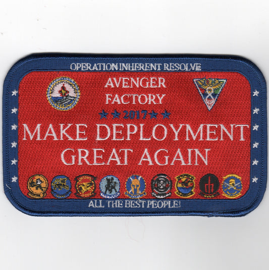 CVN-77/CVW-8 2017 OIR Cruise Patch