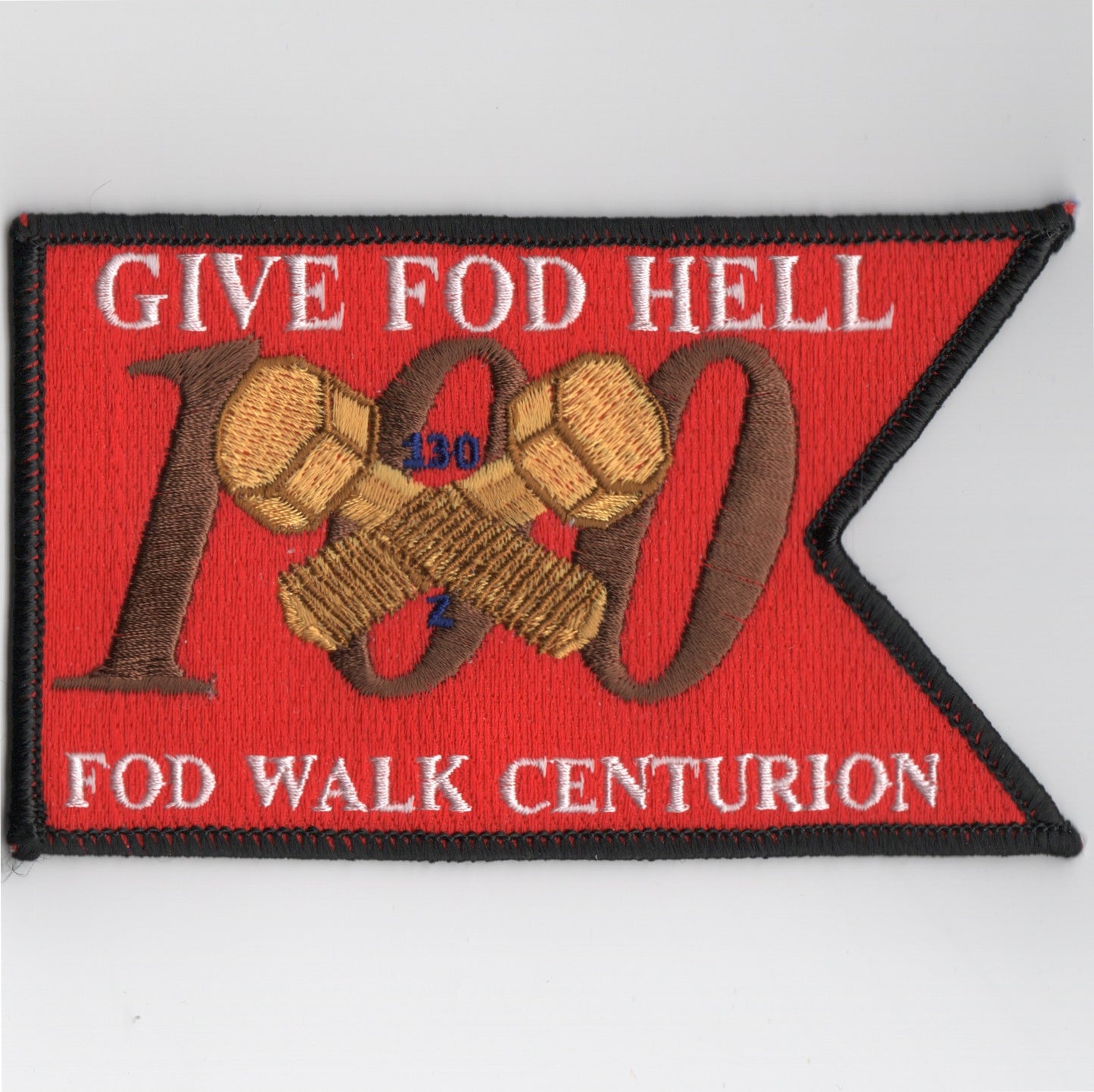 CVN-78 'FOD Centurion' Flag (Red)