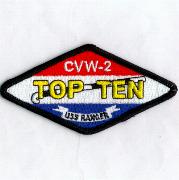 CVW-2 "TOP TEN" Patch (R/W/B)