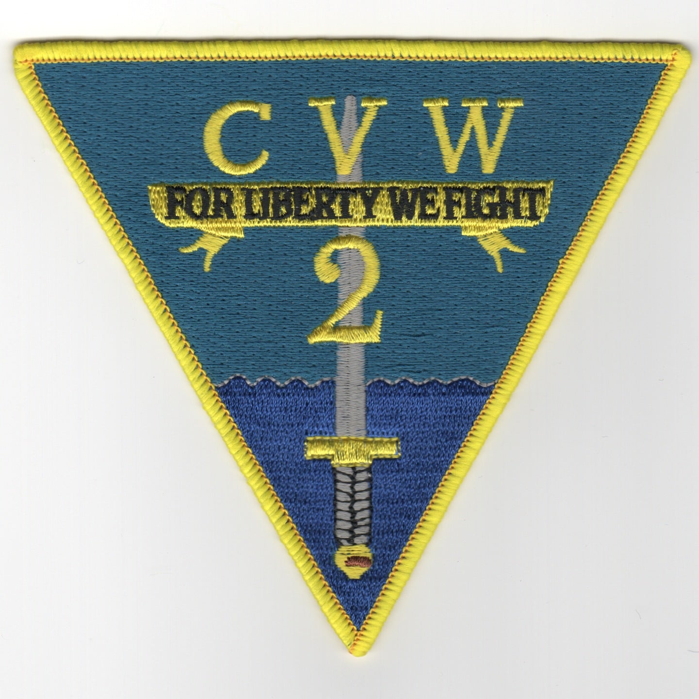 CVW-2 "Liberty" Patch (Yellow Border)