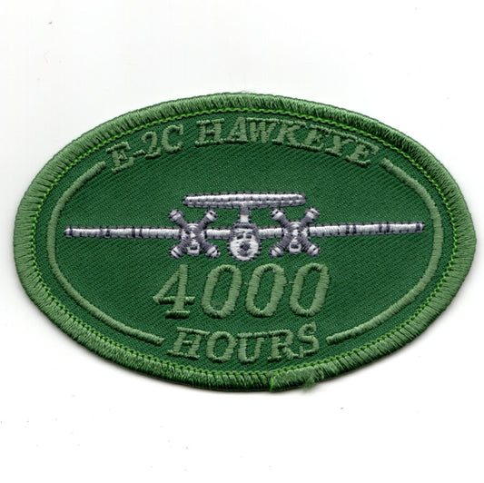 E-2C Hawkeye 4000 Hours Patch (Green)
