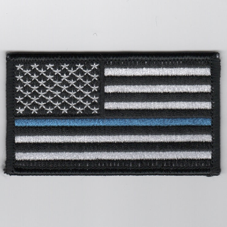American Flag (Black/White/Blue-V)