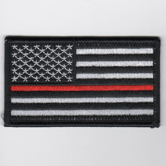 American Flag (Black/White/Red-V)