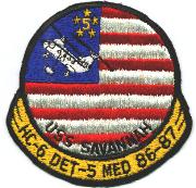 HC-6 Det 5 1986-87 Med Cruise Patch