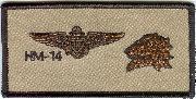 HM-14 Pilot Nametag Patch (Des)