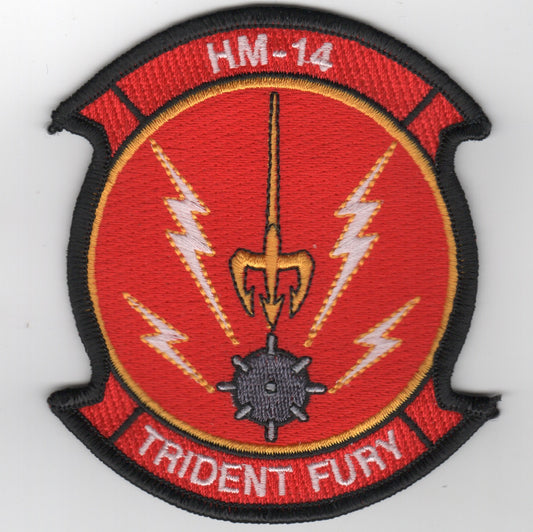 HM-14 "Trident Fury" Patch (Red)