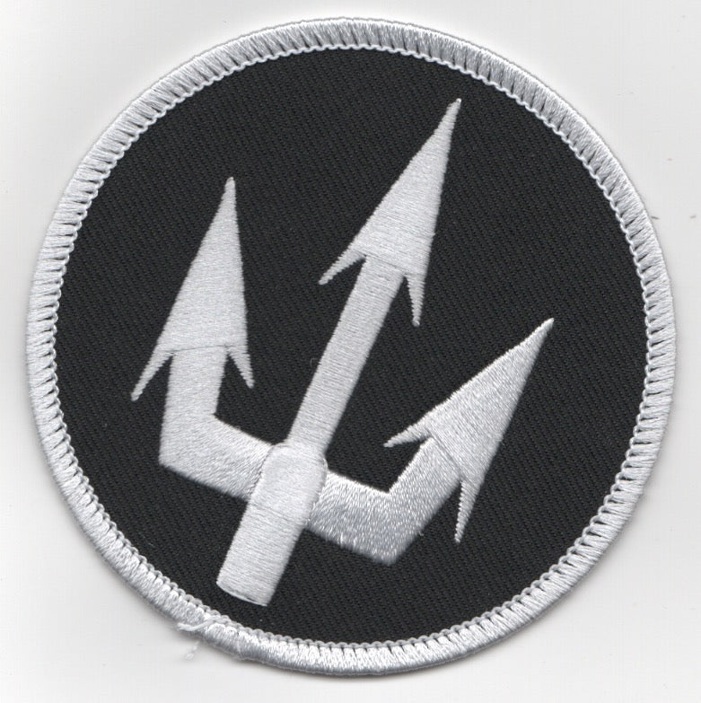 HMH-461 'Trident' Patch (Black/White Trident)