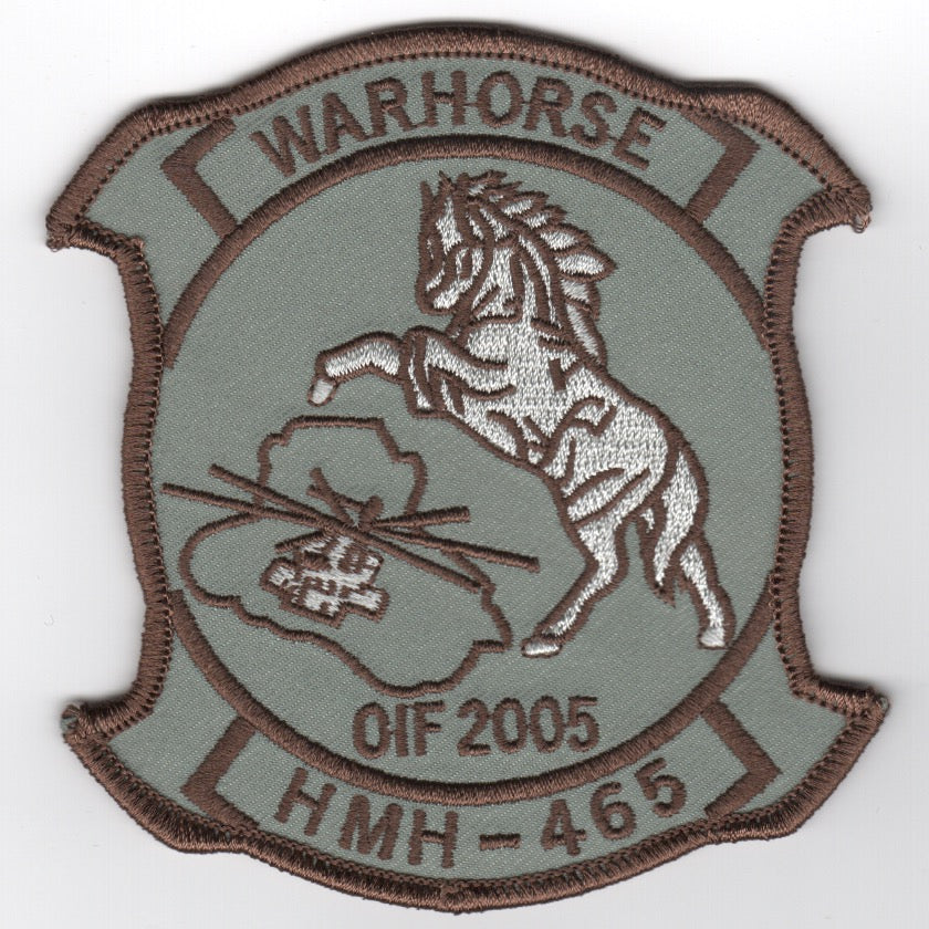 HMH-465 2005 OIF Patch (Set of 2)