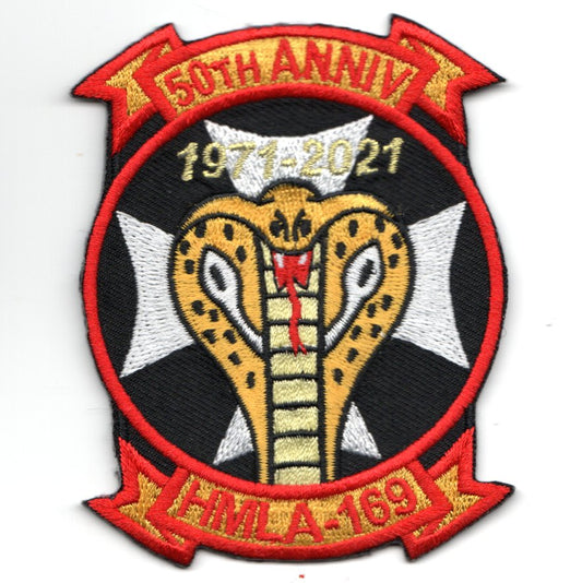 HMLA-169 '50th Anniv' Patch (Small)