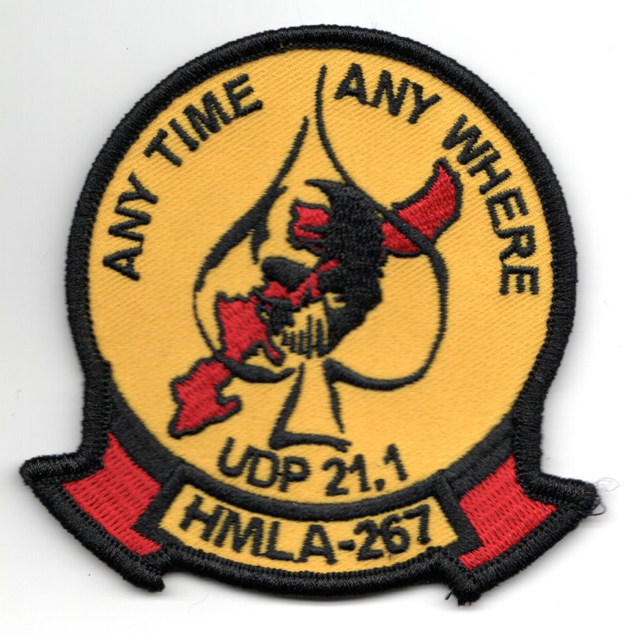 HMLA-267 'UDP 21.1' Patch (Yellow)
