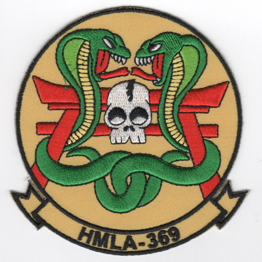 HMLA-369 Squadron Patch (Yellow)