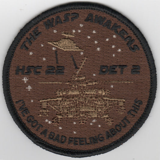 HSC-22/DET-2 'WASP AWAKENS' Patch (Des)