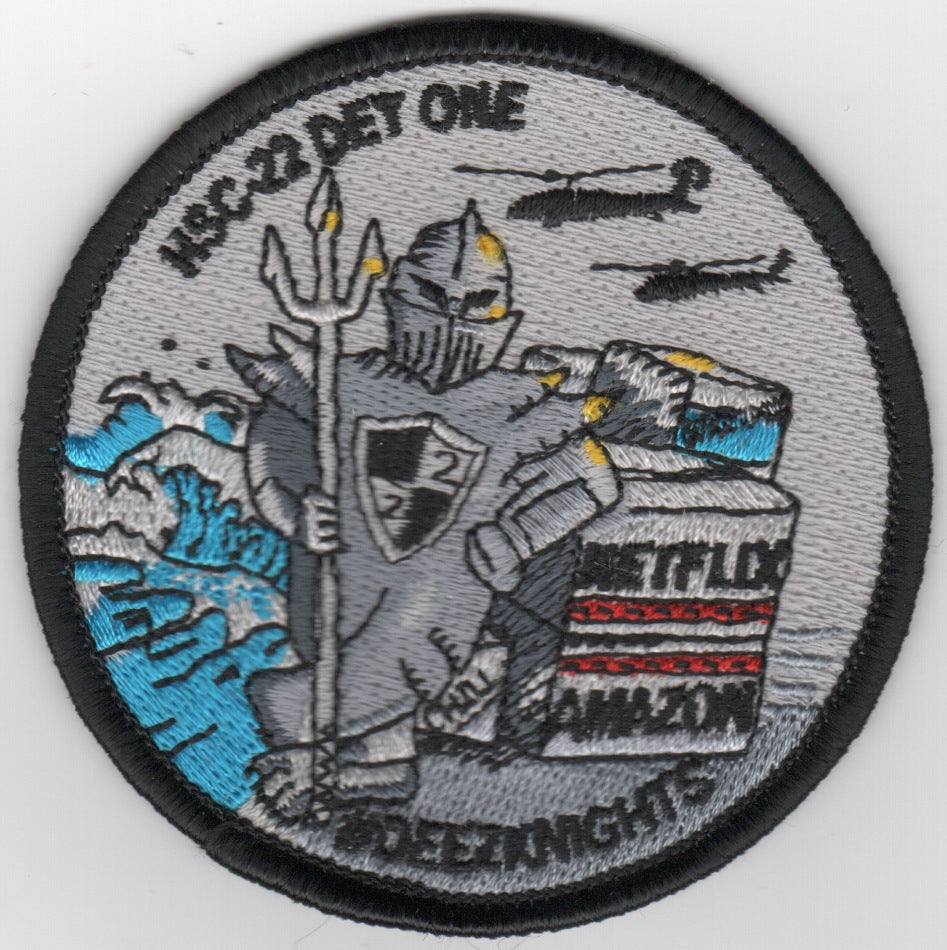 HSC-22/DET-1 'DEEZ KNIGHTS' Patch (Gray)