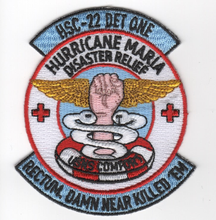 HSC-22/DET-1 'HURRICANE MARIA' Patch