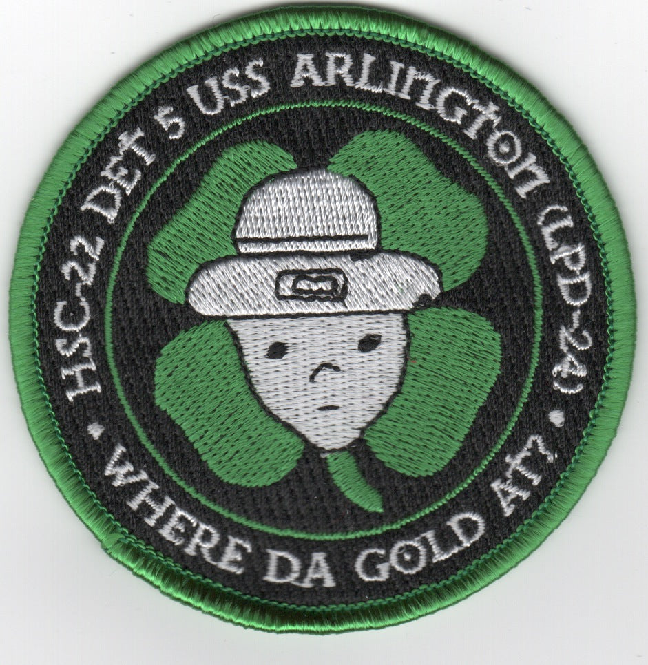 HSC-22/DET-5 'WHERE DA GOLD AT' Patch