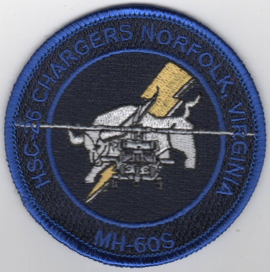 HSC-26 MH-60S Bullet (Black/Blue Text)