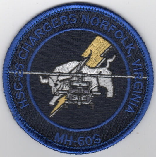 HSC-26 MH-60S Bullet (Black/Blue Text)