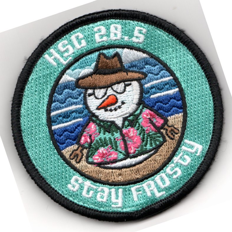 HSC-28 Det-5 'FROSTY' Patch (Round)