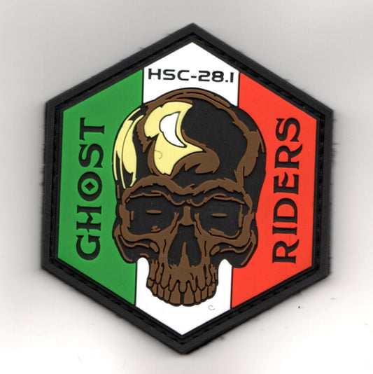HSC-28 DET-28.1 'HEX' Skull (G-W-R/PVC)