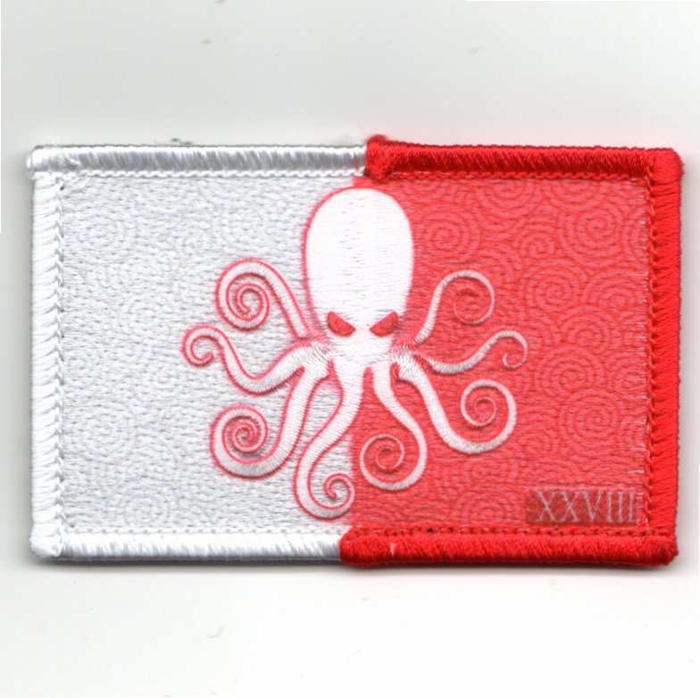 HSC-28 'NAUTICAL FLAG' Patch (Red/White
