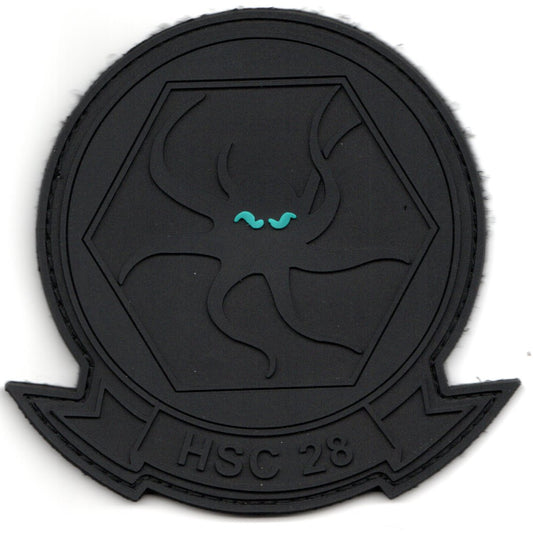 HSC-28 Squadron (Black/GREEN EYES/PVC/V)
